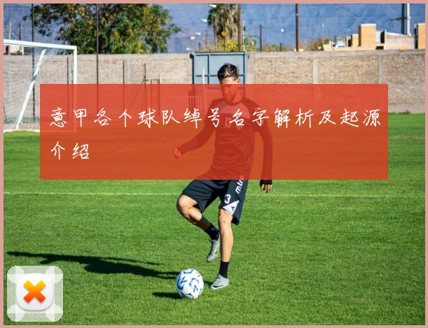 意甲各个球队绰号名字解析及起源介绍