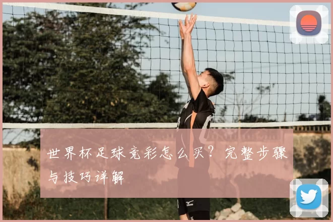 世界杯足球竞彩怎么买?完整步骤与技巧详解